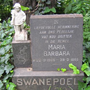 SWANEPOEL Maria Barbara 1960-1960