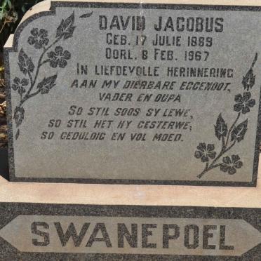 SWANEPOEL David Jacobus 1889-1967