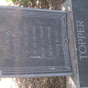 TOPPER Anna Magdalena 1896-1986