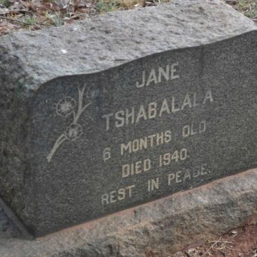 TSHABALALA Jane -1940