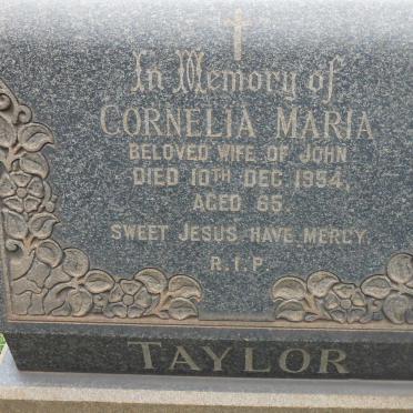 TAYLOR Cornelia Maria -1954