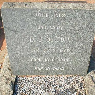 TOIT E.B., du 1860-1948