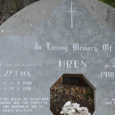 UREN Phillip Cyril 1923-2009 &amp; Zelda 1941-1991