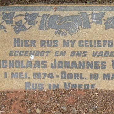 VENTER Nicholaas Johannes 1874-1933