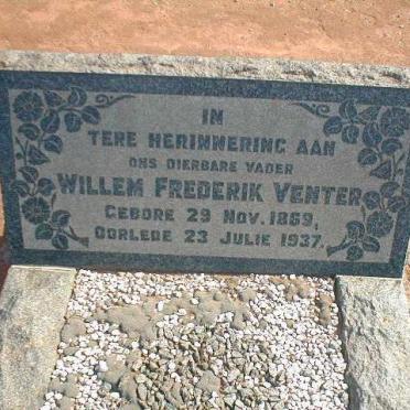 VENTER Willem Frederik 1869-1937