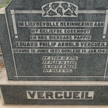 VERCUEIL Eduard Philip Arnold 1897-1943