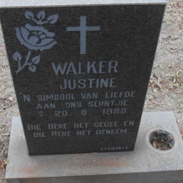 WALKER Justine 1988-1988