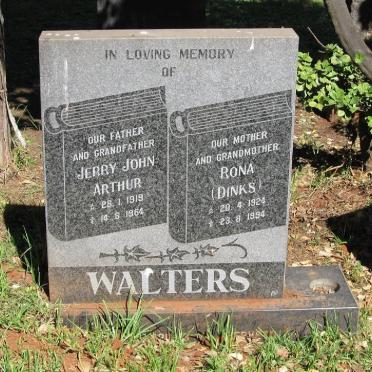 WALTERS Jerry John Arthur 1919-1964 &amp; Rona 1924-1994