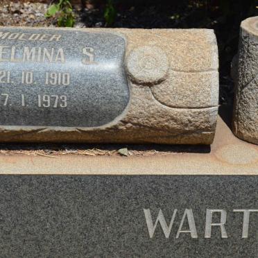 WARTINGTON Johannes J. 1895-1984 &amp; Wilhelmina S. 1910-1973