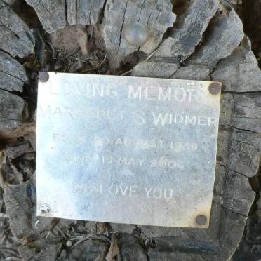 WIDMER Margaret S. 1939-2006