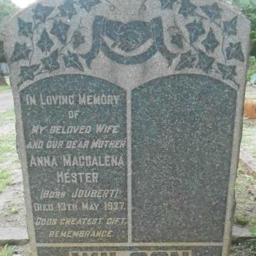 WILSON Anna Magdalena Hester JOUBERT -1937