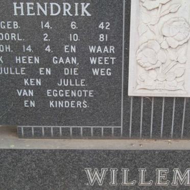 WILLEMSE Hendrik 1942-1981