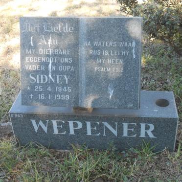 WEPENER Sidney 1945-1999