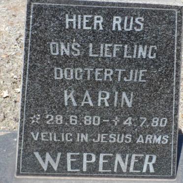 WEPENER Karin 1980-1980