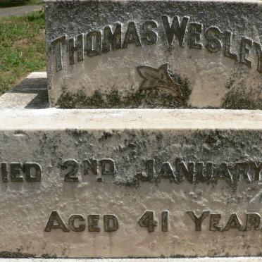 WESLEY Thomas -1912