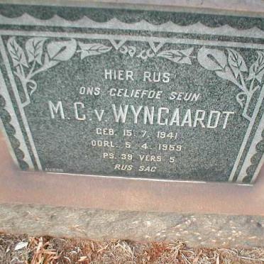 WYNGAARDT M.C., van 1941-1959