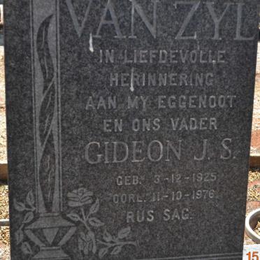 ZYL Gideon J.S., van 1925-1976