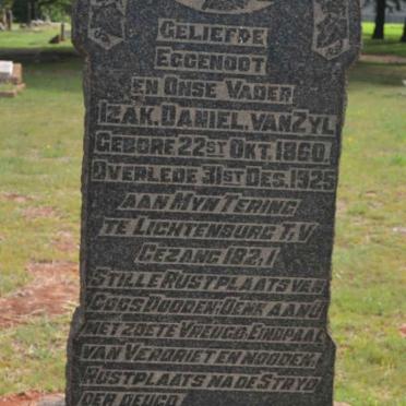 ZYL Izak Daniel, van 1860-1925