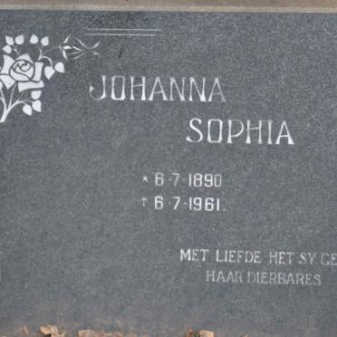 ? Johanna Sophia 1890-1961