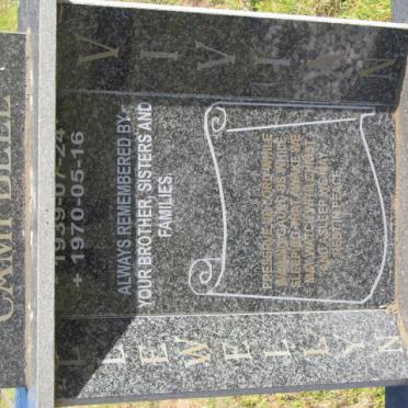 CAMPBELL Llewellyn Vivian 1939-1970