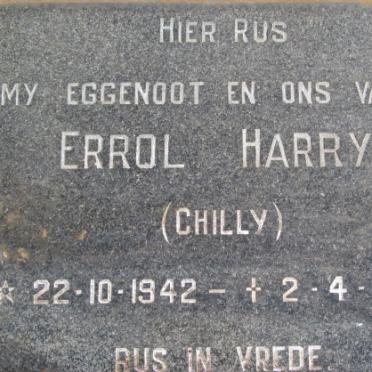 HARRY Errol 1942-1977