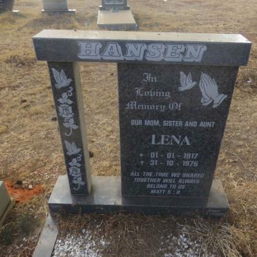 HANSEN Lena 1917-1976