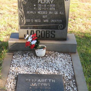 JACOBS Hendrik Perry 1935-1978 &amp; Elizabeth 1936-1983