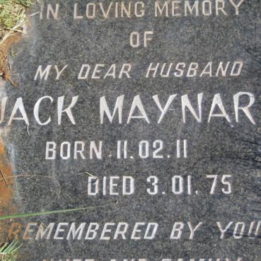 MAYNARD Jack 1911-1975
