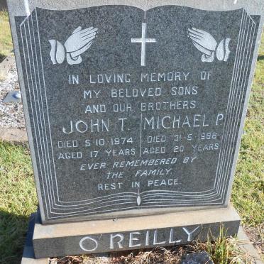 O'REILLY John T. -1974 :: O'REILLY Michael P. -1986