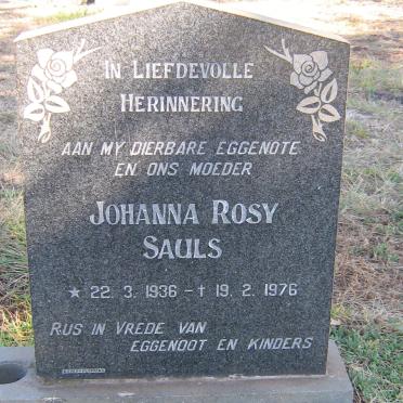 SAULS Johanna Rosy 1936-1976