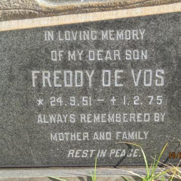 VOS Freddy, de 1951-1975