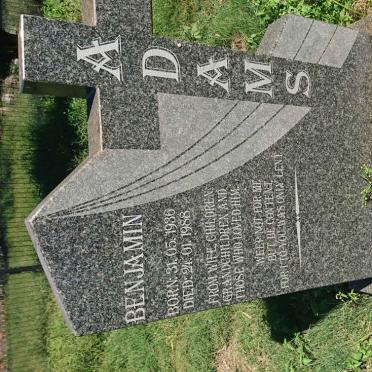 ADAMS Benjamin 1936-1988