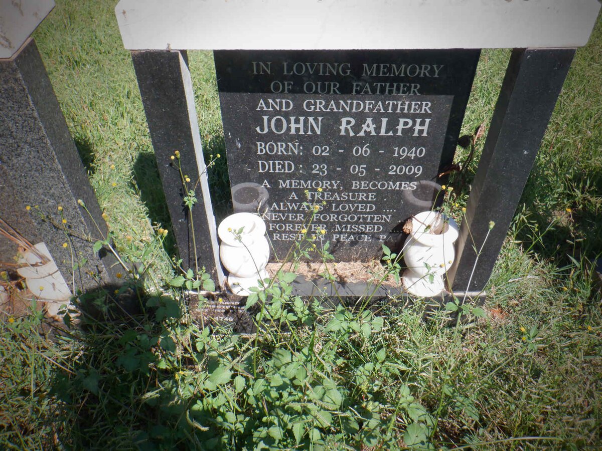 ANDREWS John Ralph 1940-2009 &amp; Yvonne Elizabeth S. 1945-1991