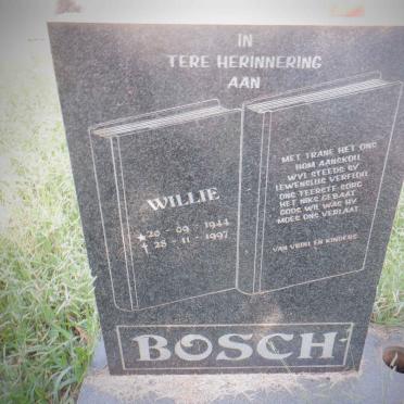 BOSCH Willie 1944-1997
