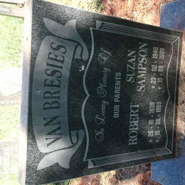 BRESIES Robert, van 1939-1989 &amp; Suzan SAMPSON 1949-1999