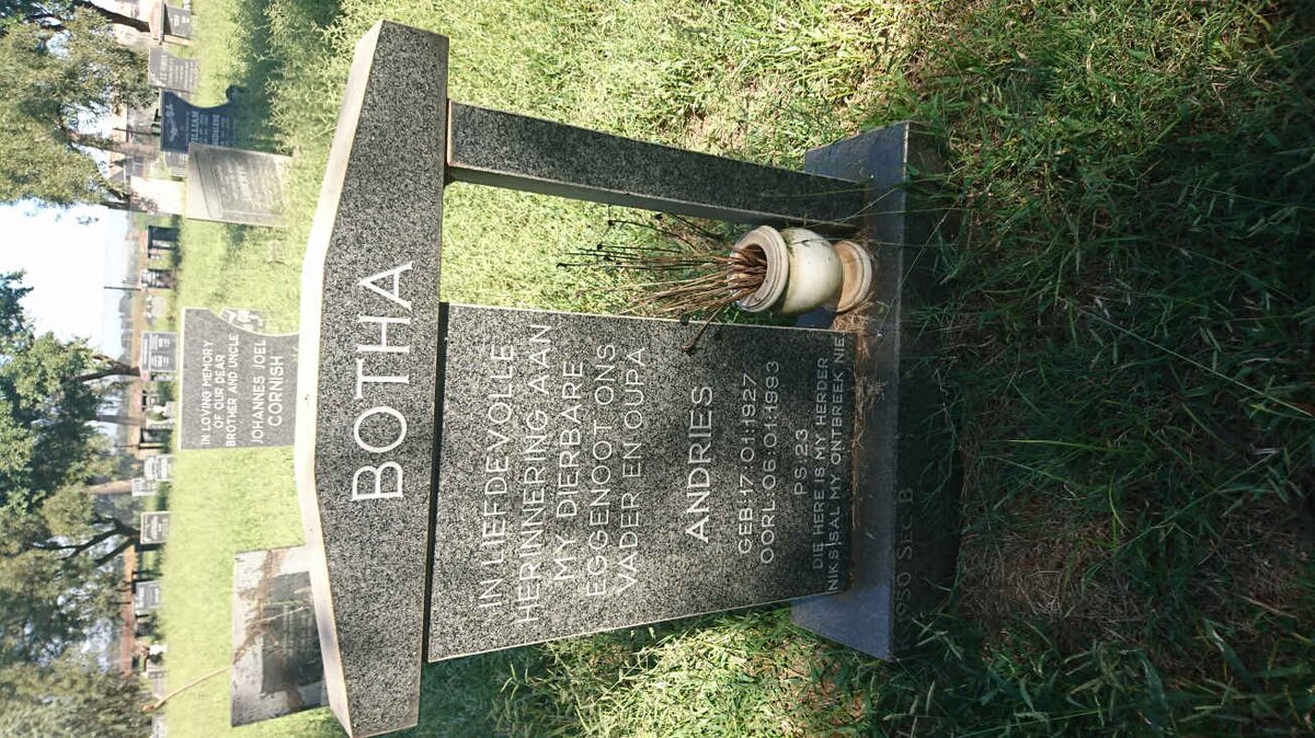 BOTHA Andries 1927-1993