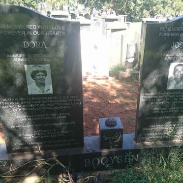 BOOYSEN Joseph 1934-2008 &amp; Dora 1937-1998 