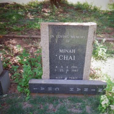 CHAI Minah 1916-1987