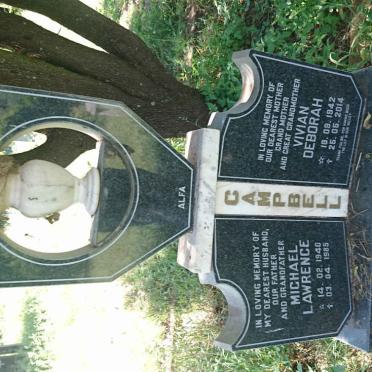 CAMPBELL Michael Lawrence 1940-1985 &amp; Vivian Deborah 1942-2014