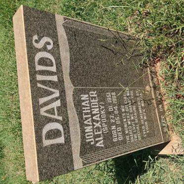 DAVIDS Jonathan Alexander 1951-1988