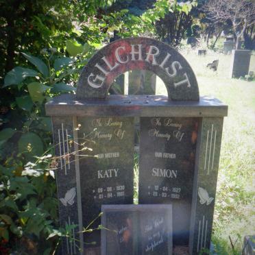 GILCHRIST Simon 1927-1992 &amp; Katy 1930-1981