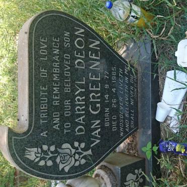 GREENEN Darryl Deon, van 1977-1985