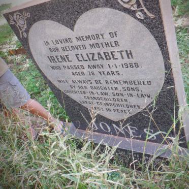 JONES Irene Elizabeth -1988