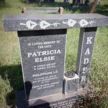 KADER Patricia Elsie 1960-1993