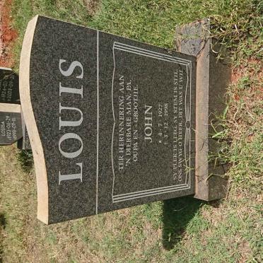 LOUIS John 1927-1998