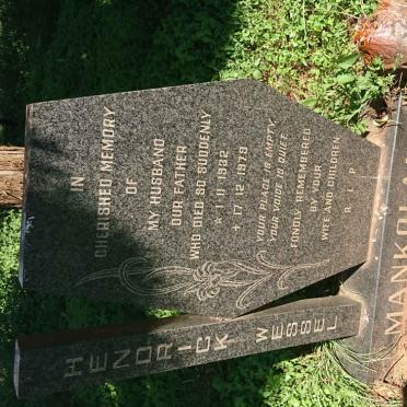 MANKOLAN Hendrick Wessel 1932-1979