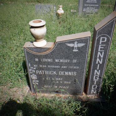 PENNINGTON Patrick Dennis 1942-1988