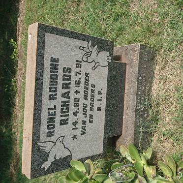 RICHARDS Ronel Roudine 1990-1991