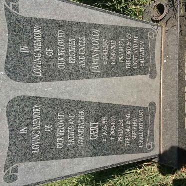 REINERS Gert 1935-1990 :: REINERS Javin 1967-2012