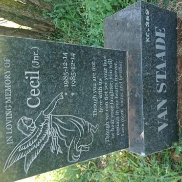 STAADE Cecil, van 1985-1985